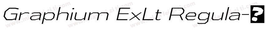 Graphium ExLt Regula字体转换